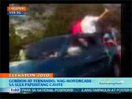  QTV:  Gordon-Fernando motorcade to Cavite