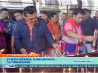 QTV:  Estrada campaigns in Pangasinan