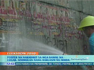  QTV:  MMDA takes down campaign posters in illegal places