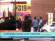  QTV:  Some motels fail Bureau of Fire Protection inspection