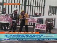  QTV:  Loud music from AFP meets 'Morong 43' supporters' rally