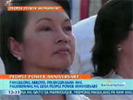   QTV:   Arroyo leads EDSA People Power Anniversary celebration