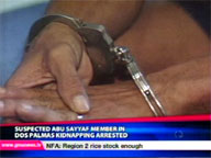   QTV:   Suspected Abu Sayyaf member in Dos Palmas kidnapping arrested