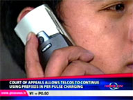 <b> QTV: </b> Telcos allowed to continue using prefixes in per pulse charging