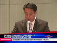  QTV:  IPB chapter opposes Arroyo appointment of next chief justice