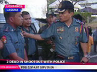  QTV:  2 dead in shootout with Laguna police