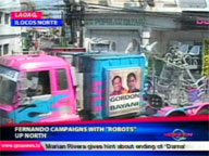  QTV:  Bayani Fernando uses 'robots' in campaign