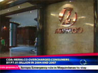  QTV:  COA: Meralco overcharged consumers by P7.01B in 2004, 2007