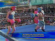  Saksi:  Boxing matches for gays held in Nueva Ecija