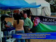  Saksi:  Presidential bet Nicanor Perlas launches campaign at Ateneo De Manila