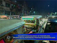  Saksi:  Rallies, motorcades aggravate Metro Manila traffic