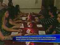  Saksi:  Singles, dateless on Valentines Day join speed dating in Makati City