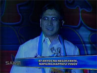  Saksi:  Businessman, 47, chosen as happiest Pinoy
