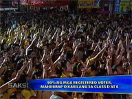   Saksi:  Nine out of 10 registered voters belong to lowest classes