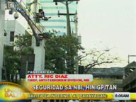 Interview with NBI Anti-terrorism division chief Ric Diaz on the tightening of security at NBI