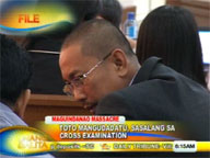 Ismael Mangundadatu to face cross examination