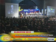 Former President Joseph Estrada a no-show in debate forum
