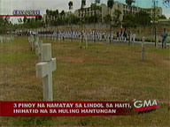 3 Filipinos killed in Haiti quake laid to rest