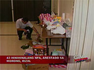 43 suspected NPA rebels arrested in Morong, Rizal