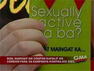 DOH hands out coupons in lieu of condoms for anti-HIV-Aids campaign