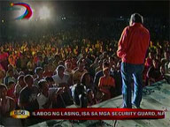 Erap heckled by drunk man while delivering speech in Cebu