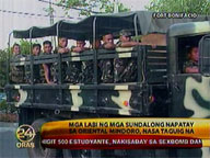 Remains of 11 soldiers slain in Mindoro brought to Taguig