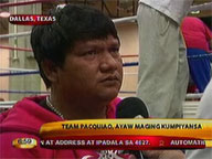 Team Pacquiao refuses to be complacent