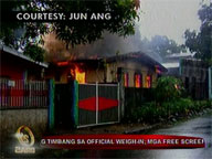 Youscoop: Caloocan home razed by fire at height of rain