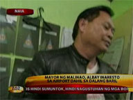 Albay town mayor arrested at NAIA for gun ban violation