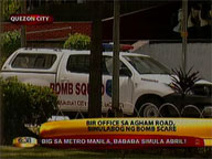 Bomb scare grips BIR office in QC