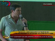 Edu Manzano skips dzBB's 'Ikaw Na Ba? The Vice Presidential Interview'