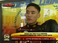 Tricycle driver's son is PNPA class 2010 valedictorian