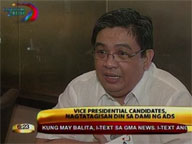 Vice presidential bets clash on the political ads front