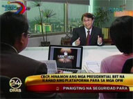 CBCP challenge to presidential bets: Present your stand on OFWs