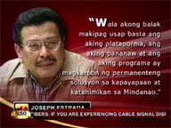 Erap says he respects <i>fatwa</i> issued against him by Islamic scholars