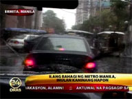 Several parts of Metro Manila experience rain Sunday afternoon