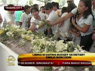Ex-Budget chief Emilia Boncodin laid to rest