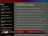 Hackers deface Manny Villar's Web site
