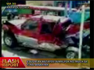 8 hurt in vehicular accident in Antipolo City