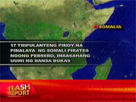 17 Pinoy seamen freed by Somali pirates in February may come home Monday