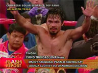 Chino Trinidad reports on Pacquiao victory from Texas