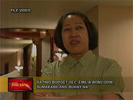 <b>Breaking News:</b> Ex-Budget Sec. Emilia Boncodin dies