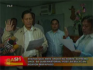 SC status quo ante order on Bulacan gubernatorial row to lapse Tuesday