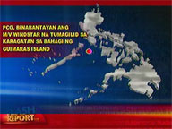 Coast Guard monitors tilting cargo vessel off Guimaras