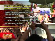 Hero's welcome set for Manny Pacquiao on Monday