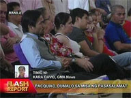 Pacquiao attends thanksgiving Mass in Quiapo Church