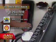 Oil firms to slash fuel prices by P0.25/liter Tuesday
