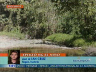 <b>QTV:</b> Pinza waterfall in Isabela affected by El Ni&ntilde;o