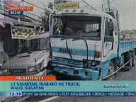  QTV:  8 hurt as truck sweeps 13 vehicles in Antipolo City