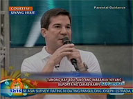  QTV:  Edu Manzano: I'm not backing out of VP race